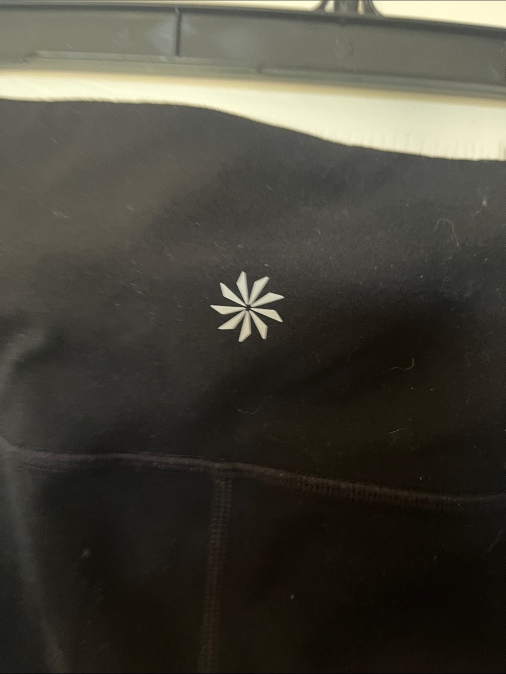 Athleta Black Cropped Workout Pants - Picture 3 of 4